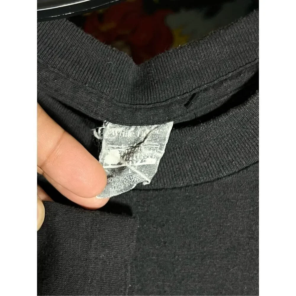Vintage 80s DC Batman Bat Symbol Logo Comics Tee